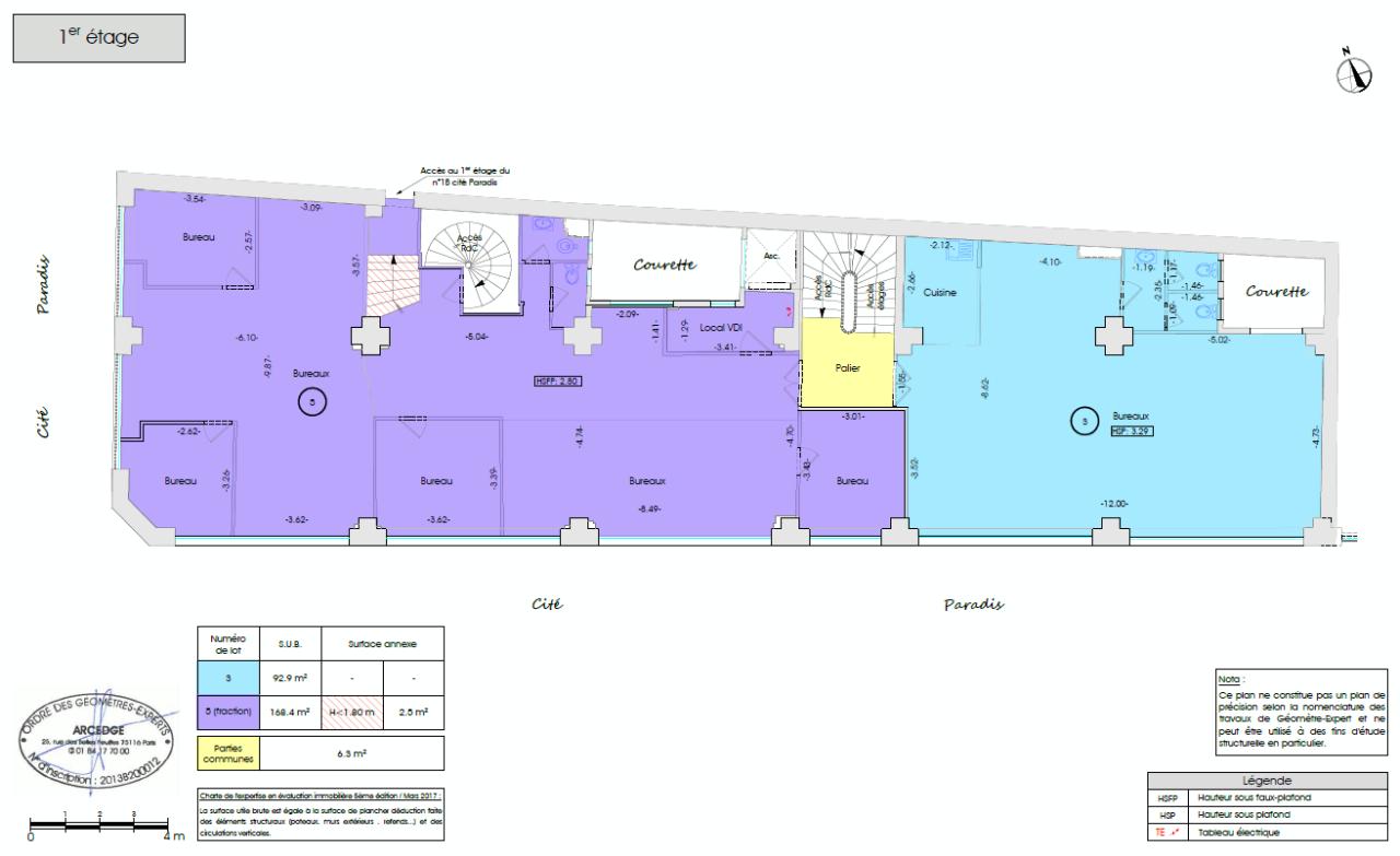 Bureau Paris 896m² Location bureau Paris OLBUR2531789 0